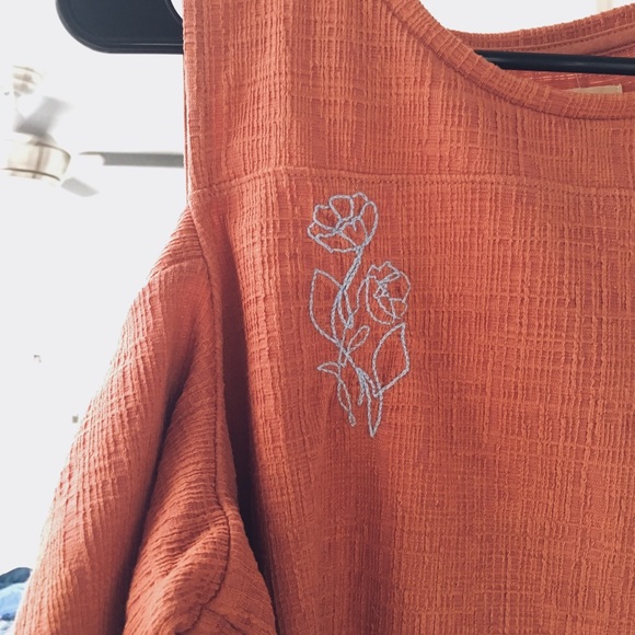 Madewell Open Shoulder Top - Picture 5 of 6